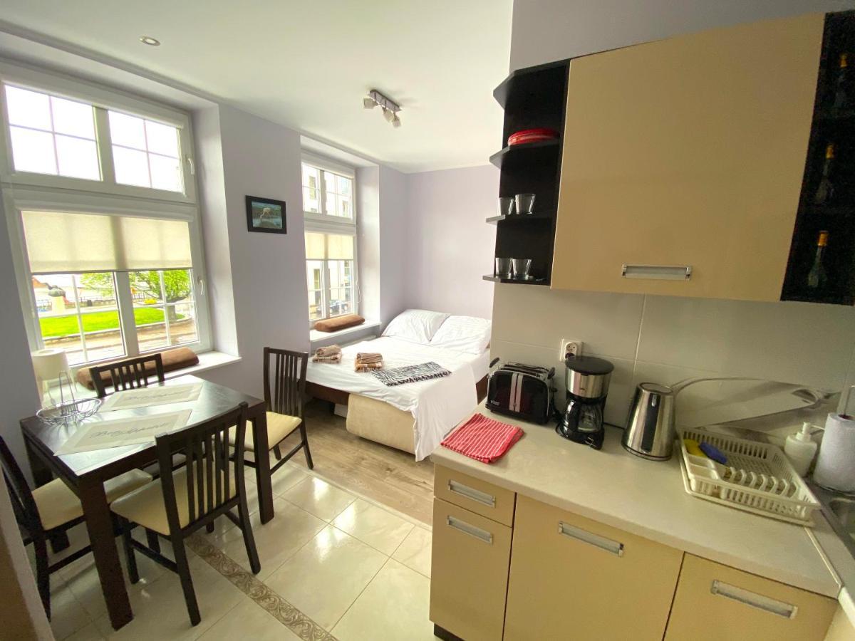 Gdanskie - Apartament Targ Rybny Z Widokiem Na Motlawe Lägenhet Gdańsk